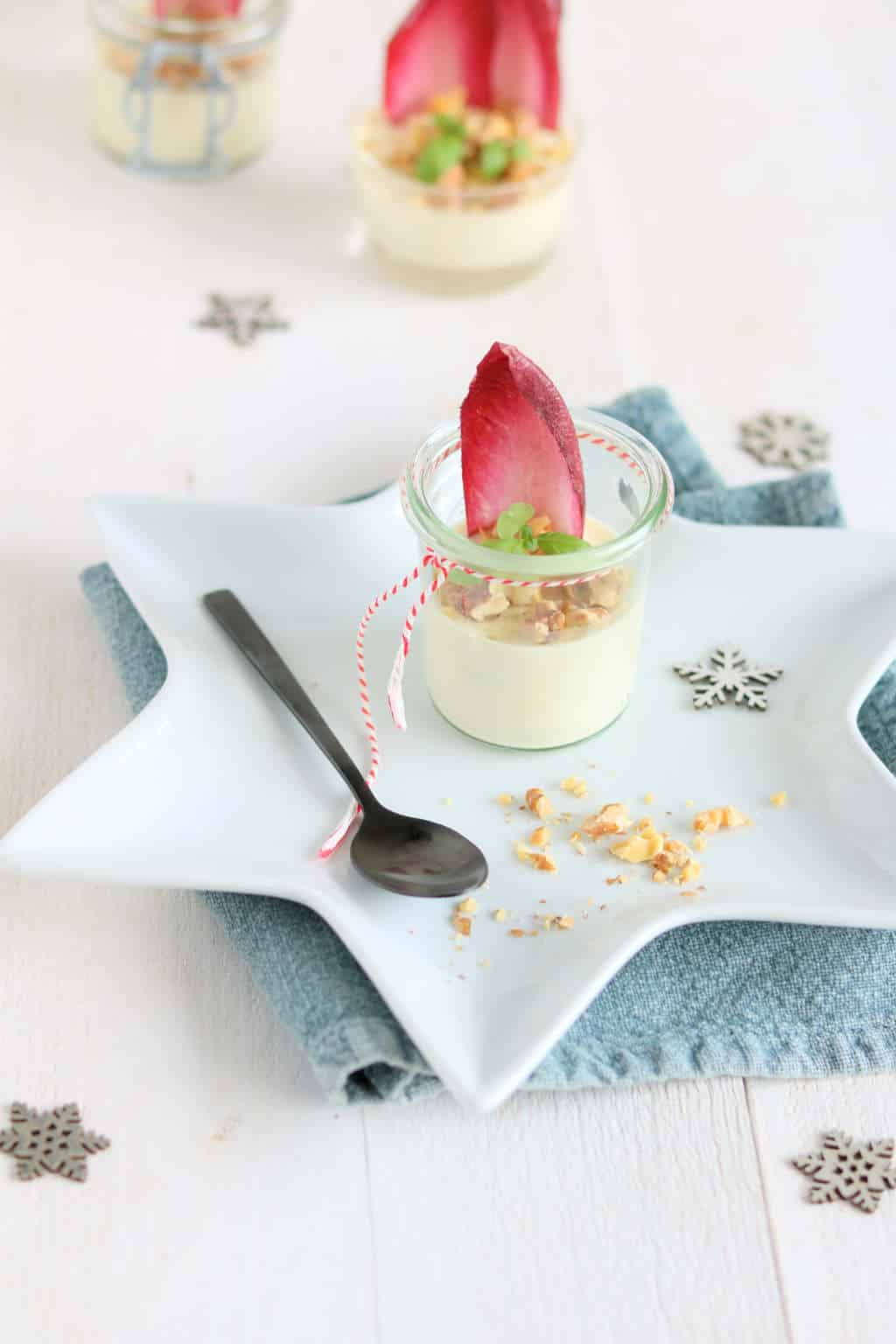 Panna cotta met gorgonzola