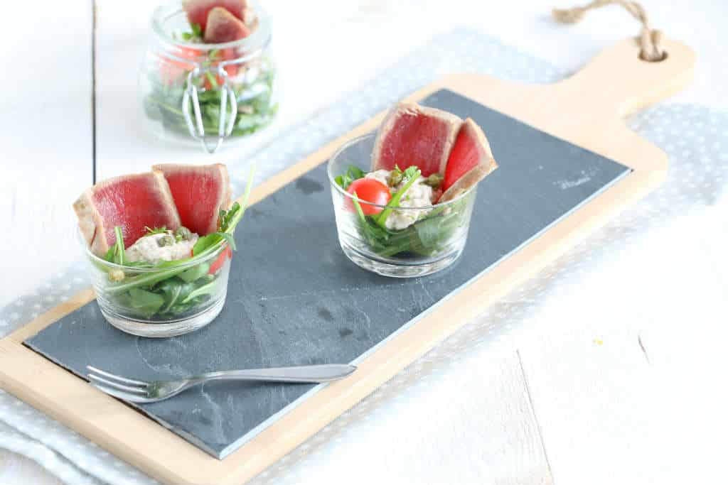 Vitello tonnato in een glaasje