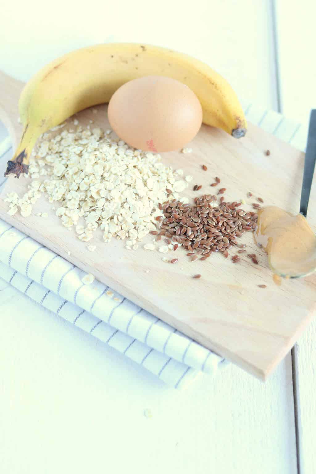 Havermout met pindakaas uit de oven