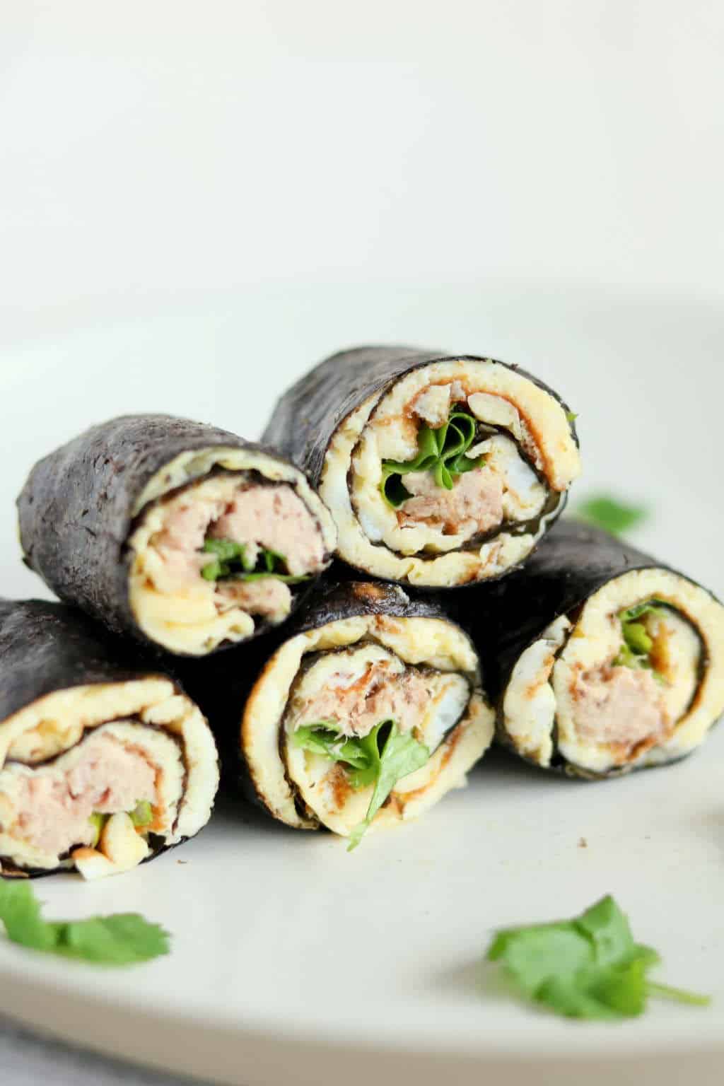 Sushi wraps met tonijn