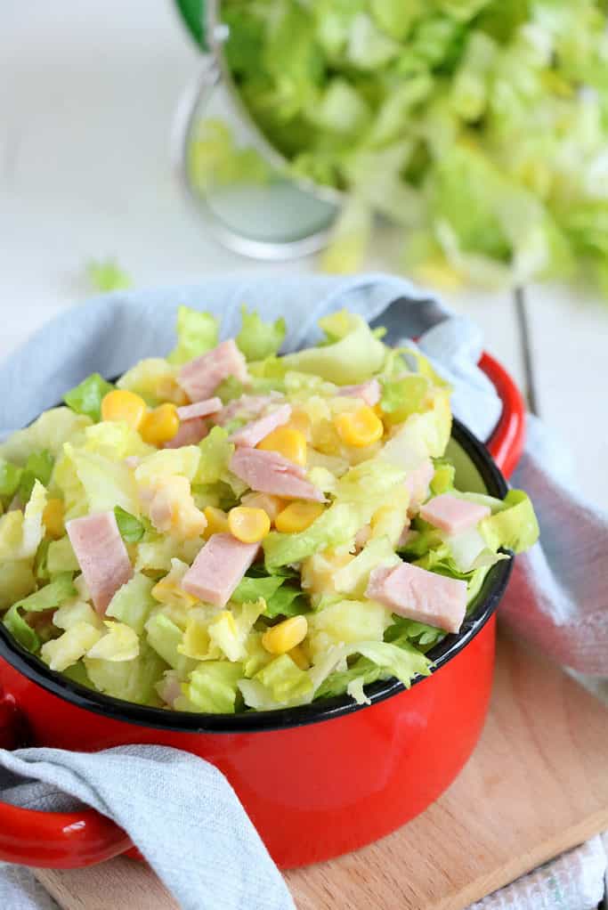 Andijviestamppot met ham en kaas