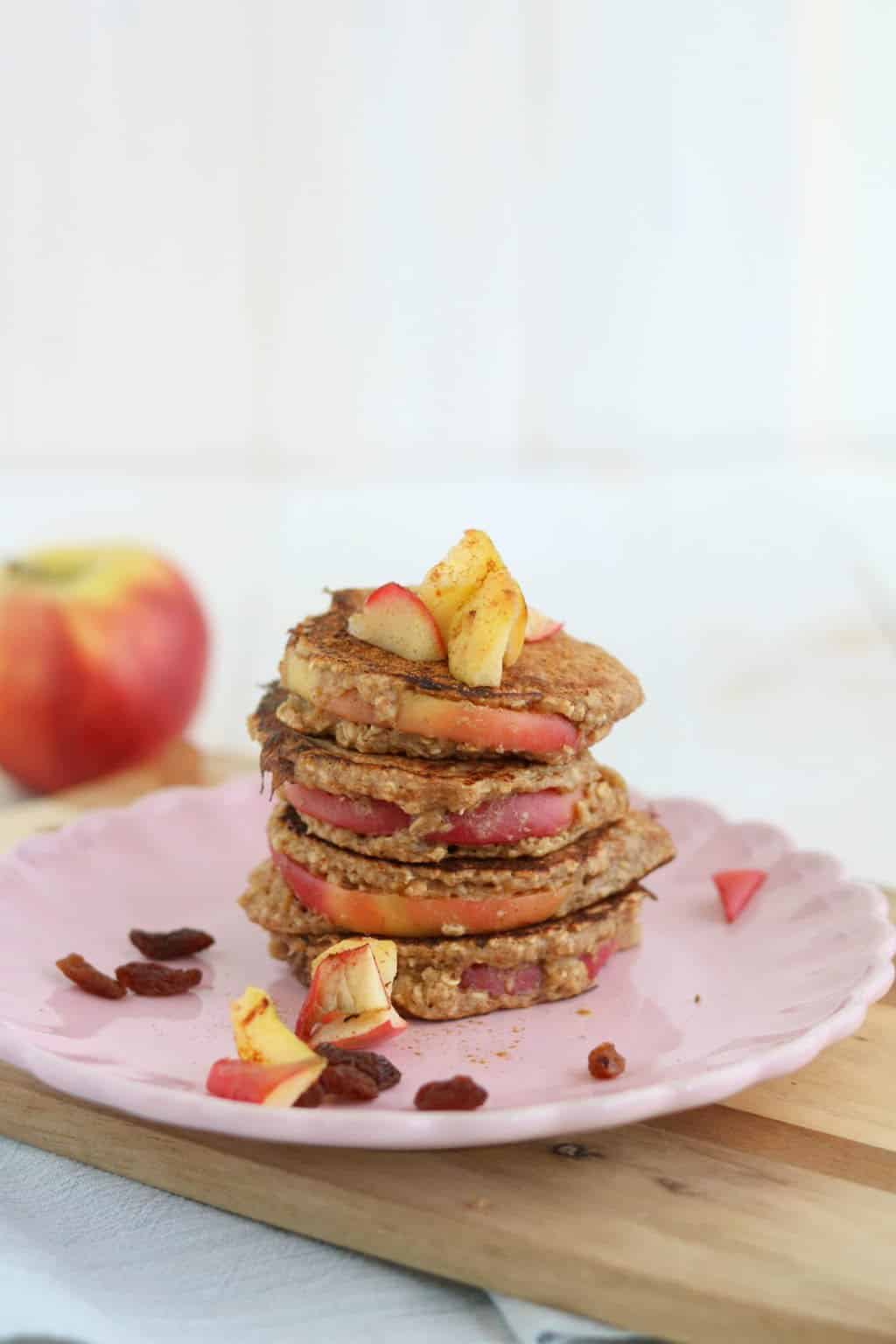 Havermout pannenkoeken met appel 