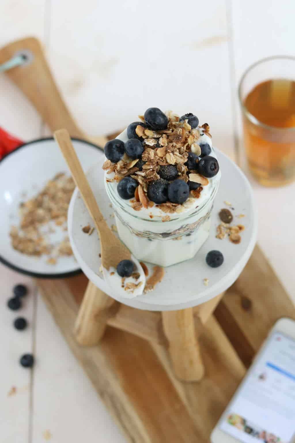 Powerontbijt met skyr en granen
