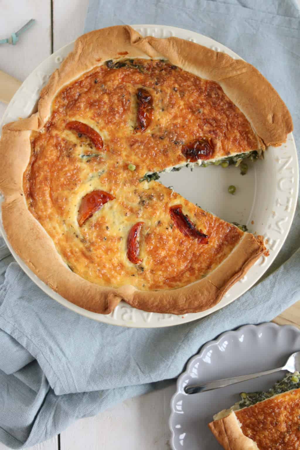 spinazie quiche