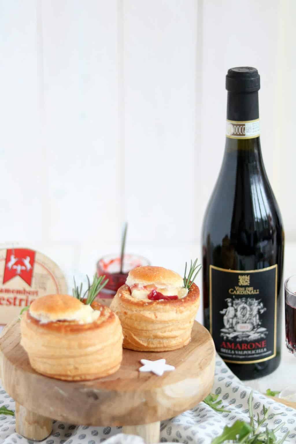3 x feestelijke gevulde pasteibakjes