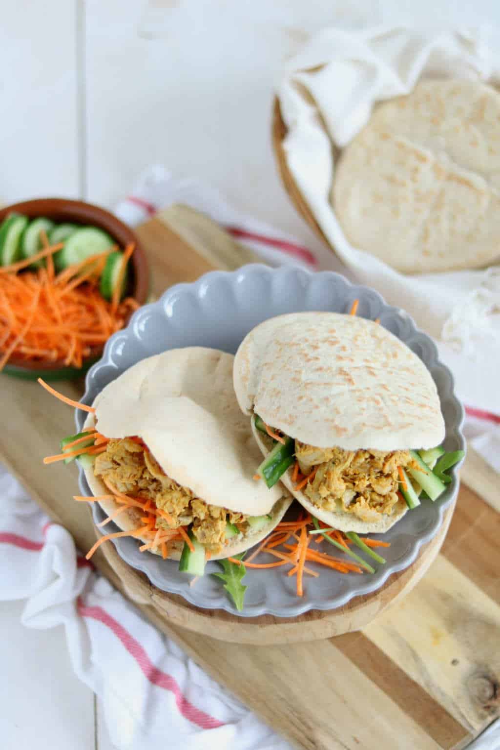 Pita pulled chicken 