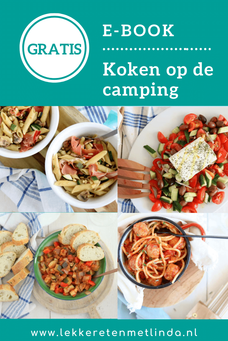 E-book koken op de camping met 15 makkelijke recepten