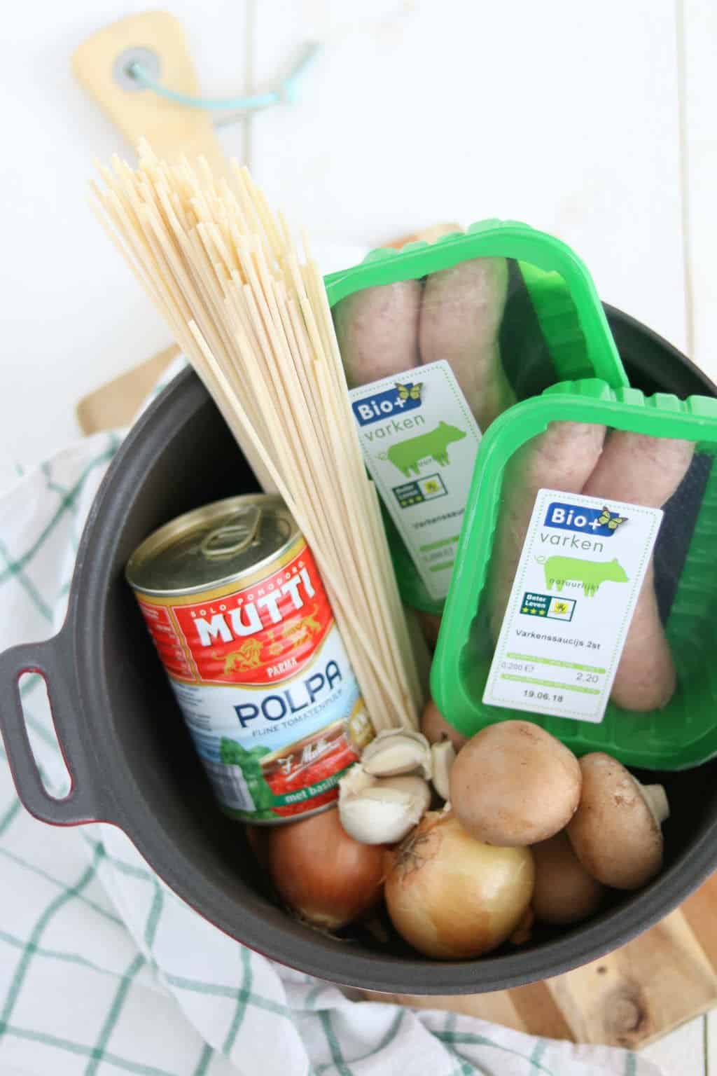 eenpans spaghetti met balletjes 3a