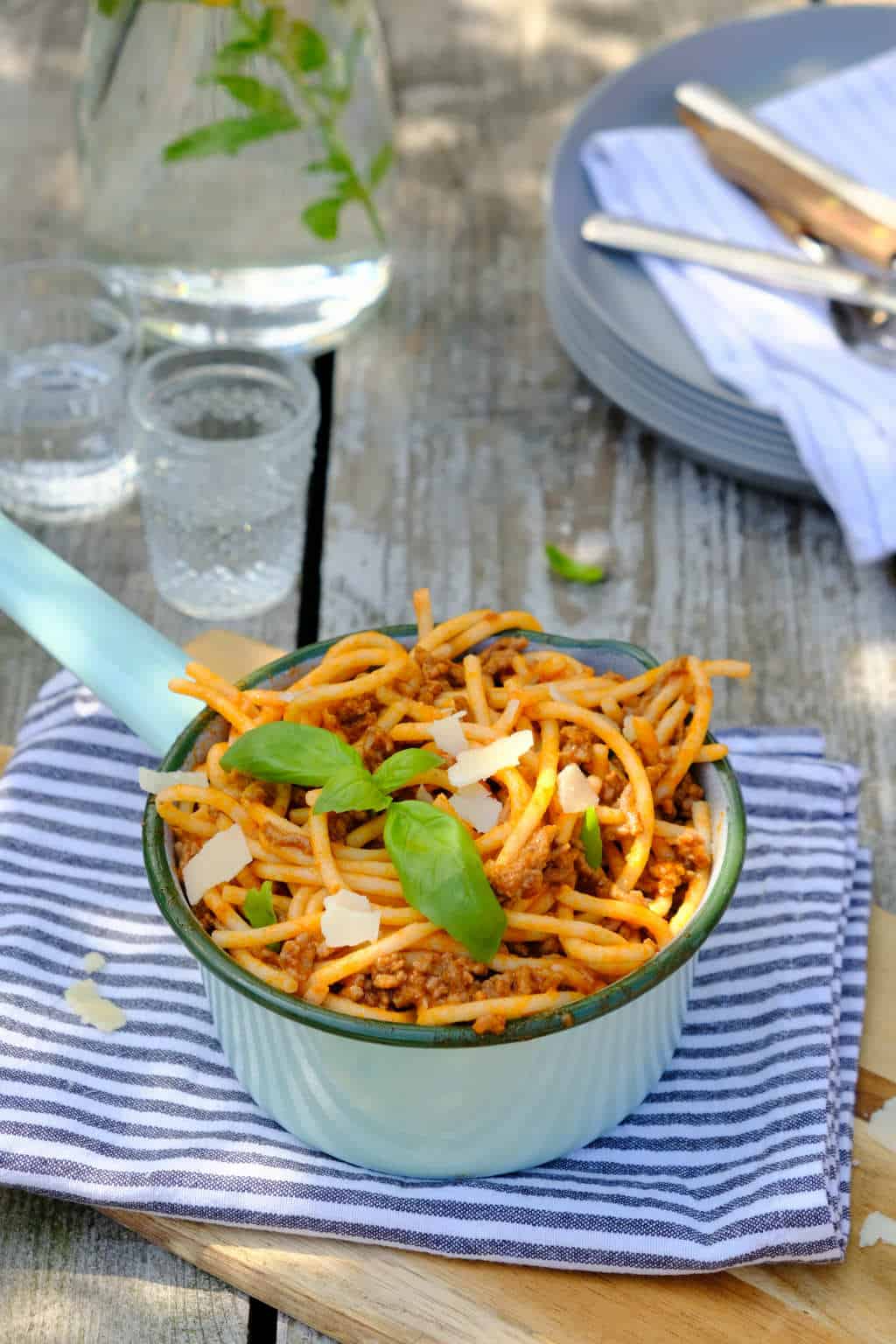 Snelle spaghetti bolognese 