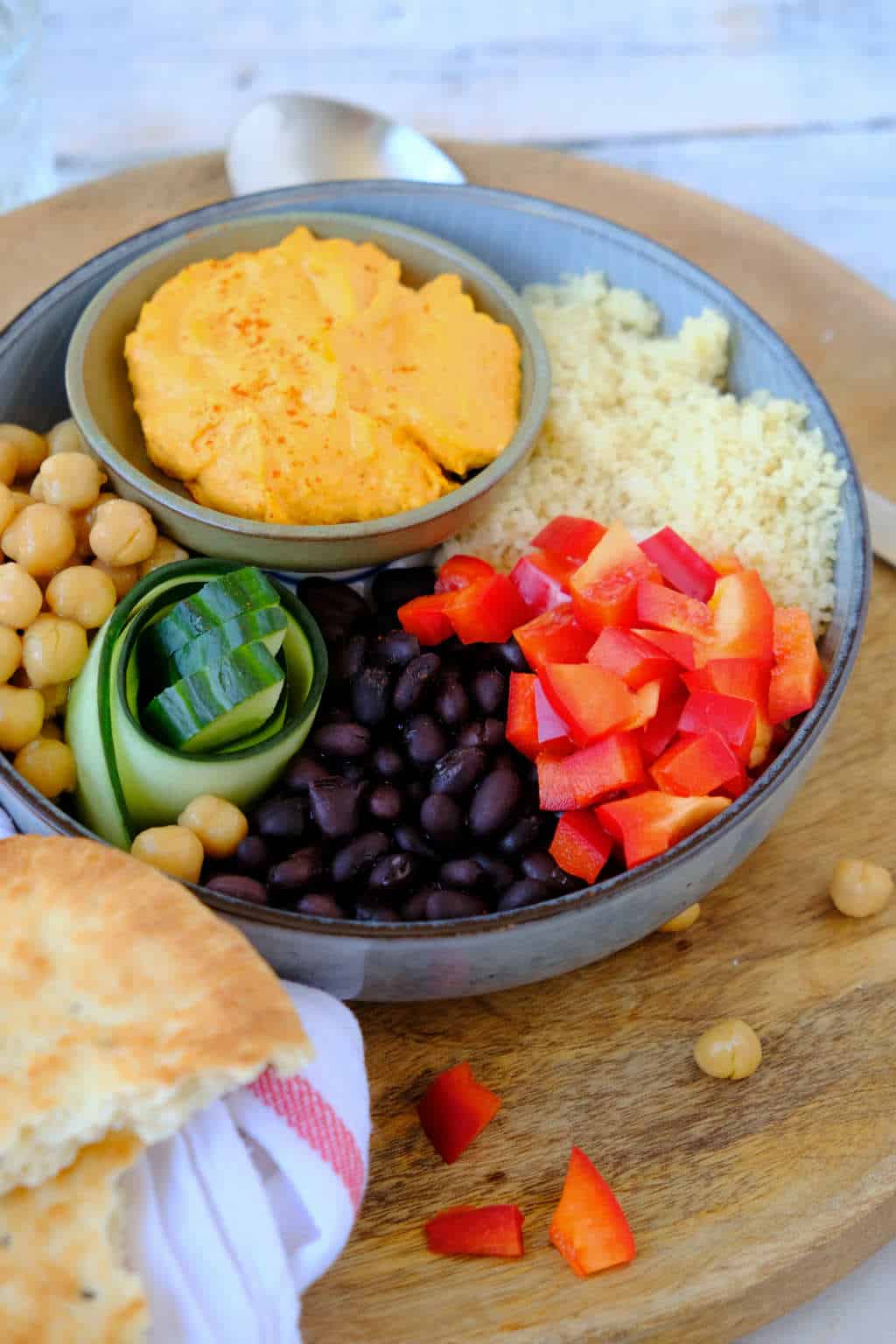 10 minuten hummus bowl 