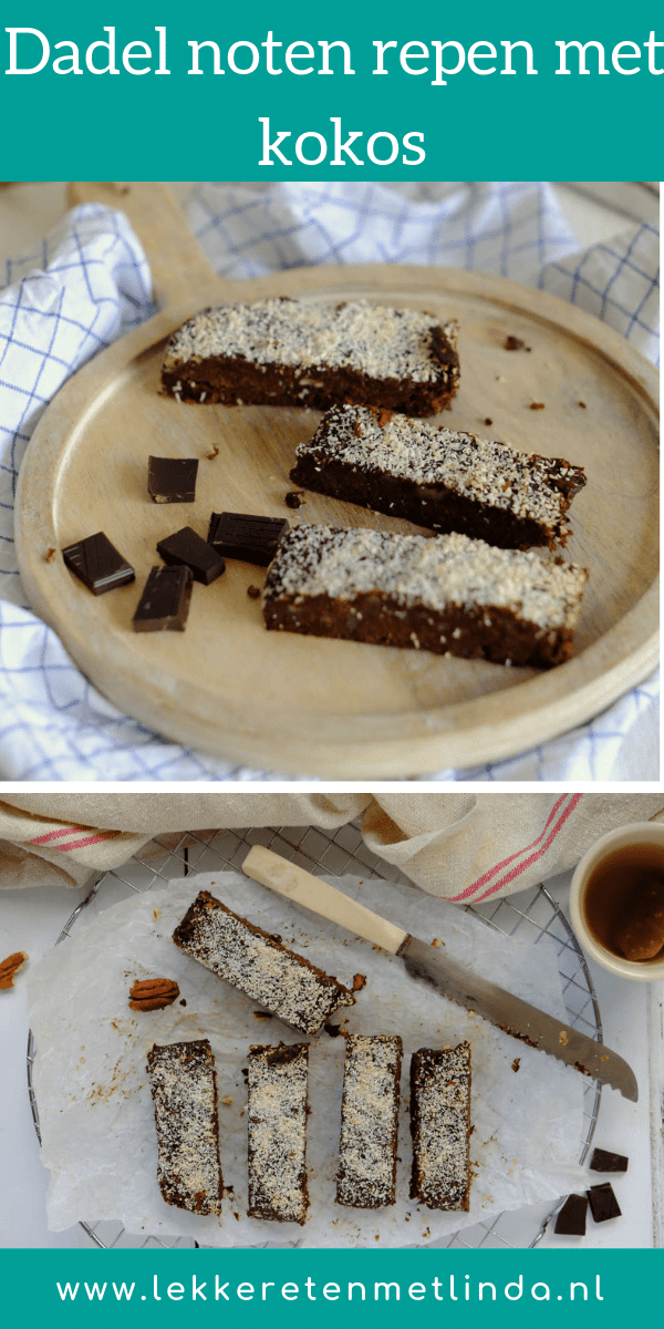 De dadel noten repen met kokos zijn een verantwoord tussendoortje. Voor dit recept heb je slechts 6 ingrediënten nodig en zijn makkelijk te maken. 