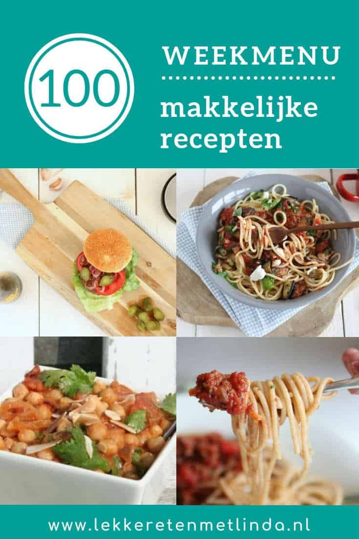 Weekmenu 100! Tijd voor een feestje. Lees snel de blog en dan vertel ik meer over de winactie