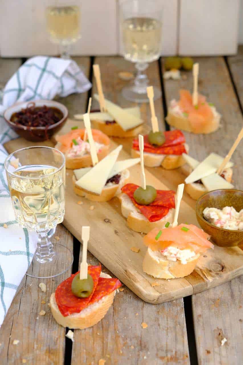 Pinchos recepten. In de blog tref je nog meer tapas recepten aan.
