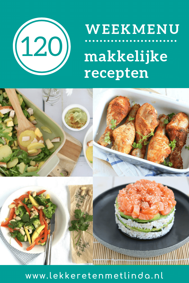 Weekmenu 120 makkelijke recepten 2