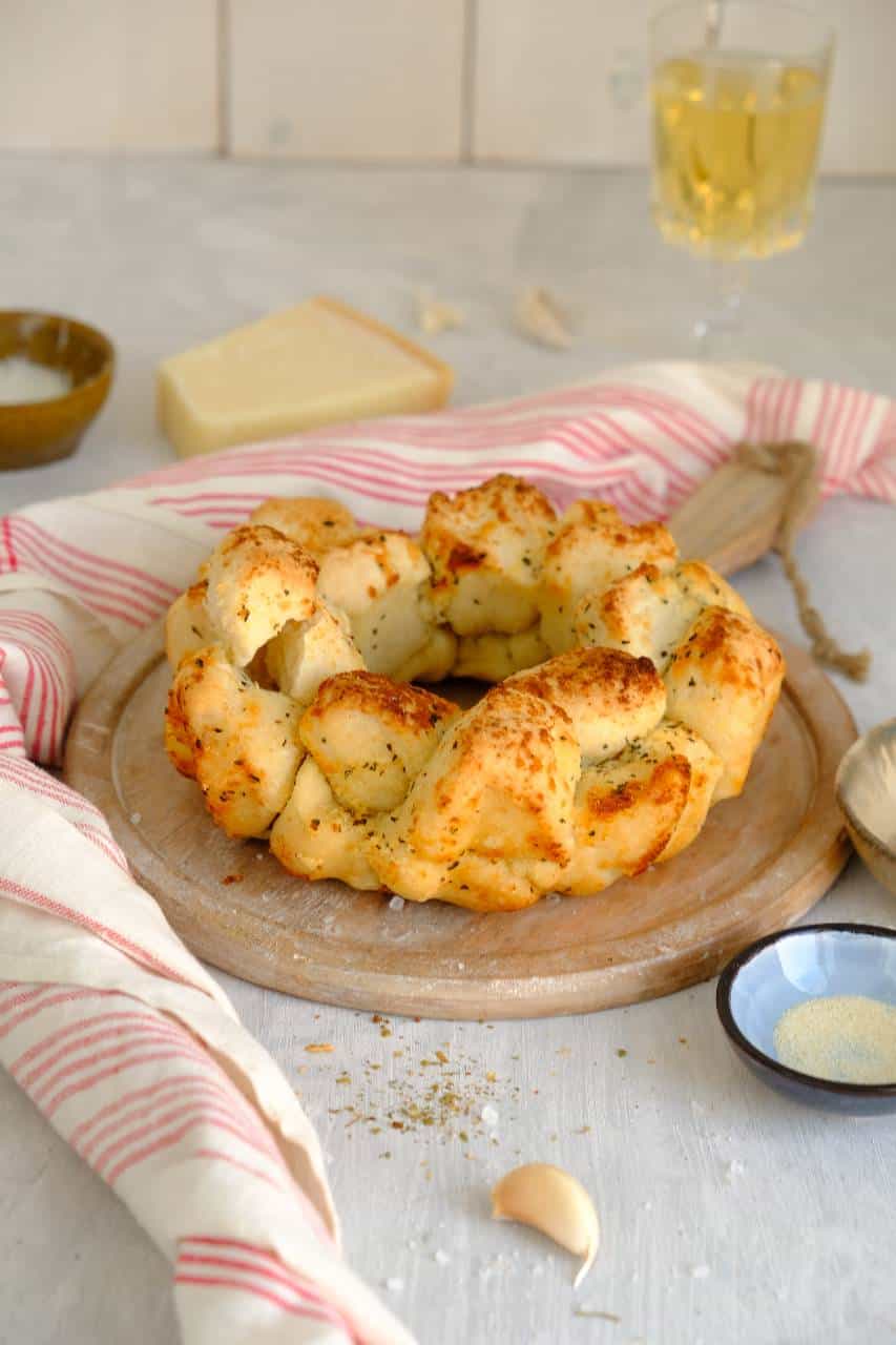 Plukbrood met Parmezaanse kaas
