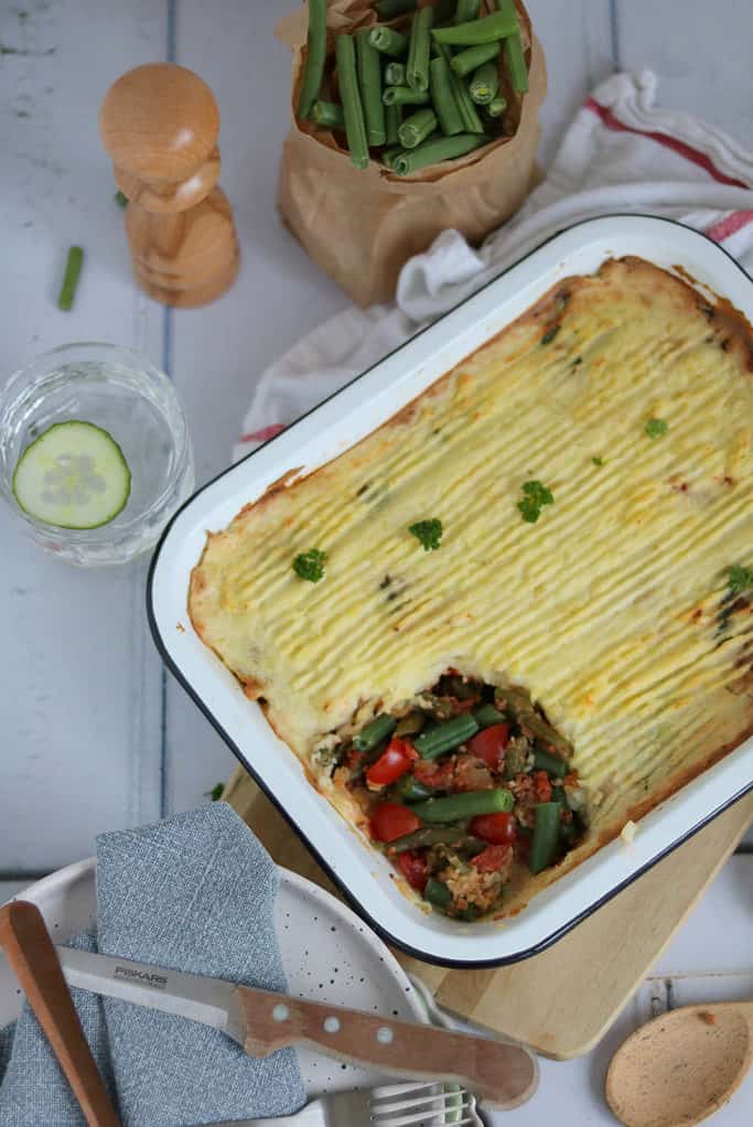 Ovenschotel met sperziebonen