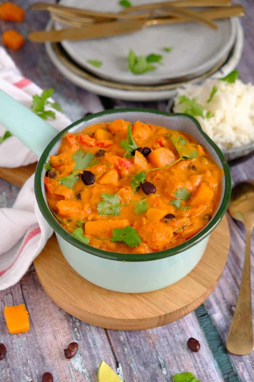 Zoete aardappel stoofpot