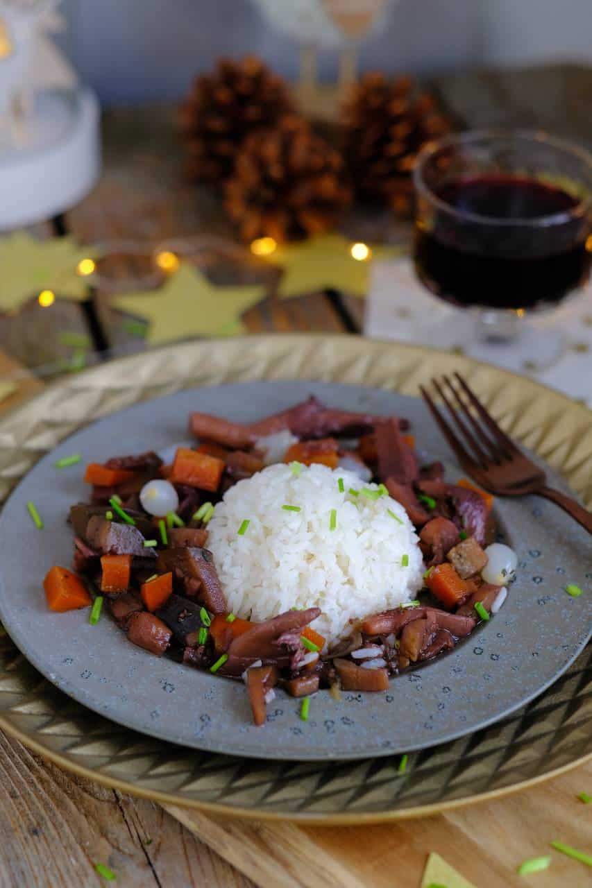 Vegan bourguignon voor een stressvrije kerst