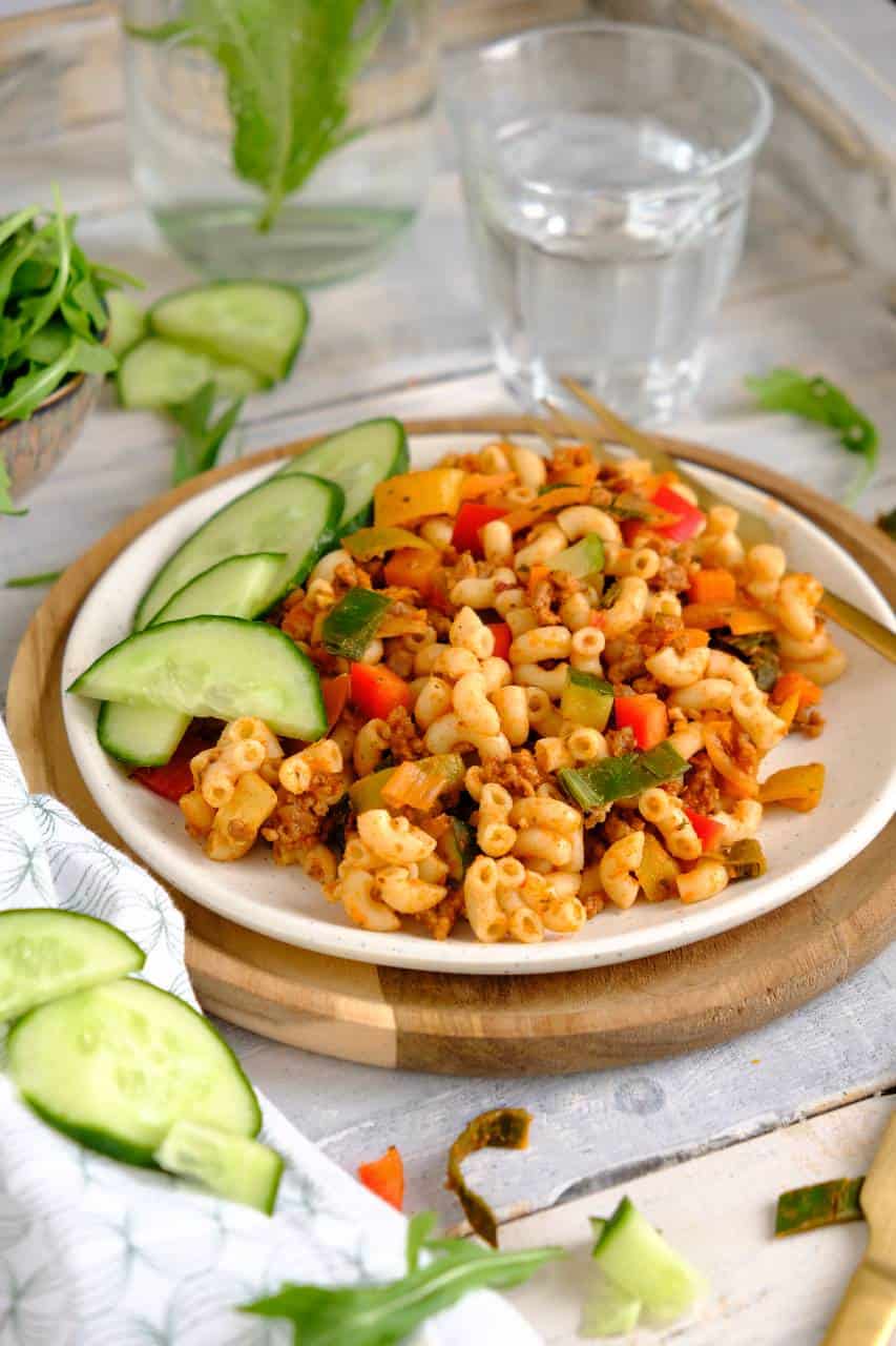 Snelle macaroni zonder pakjes en zakjes
