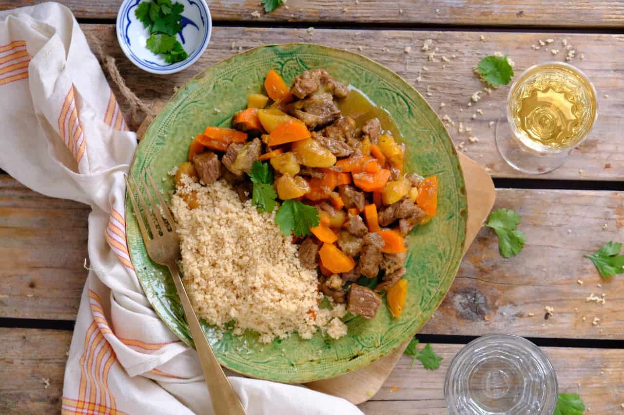 Stoofpot met rundvlees en abrikozen