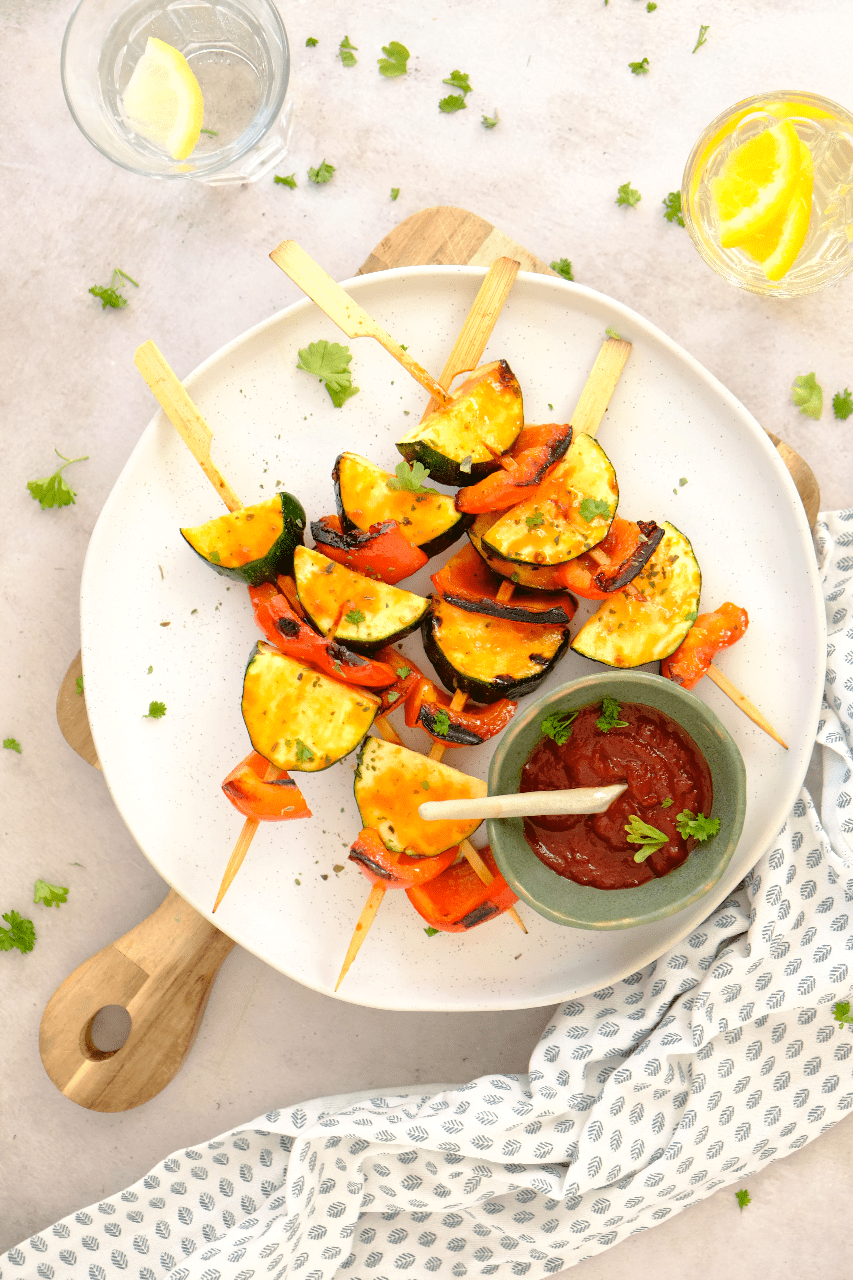 BBq: courgette spiesen