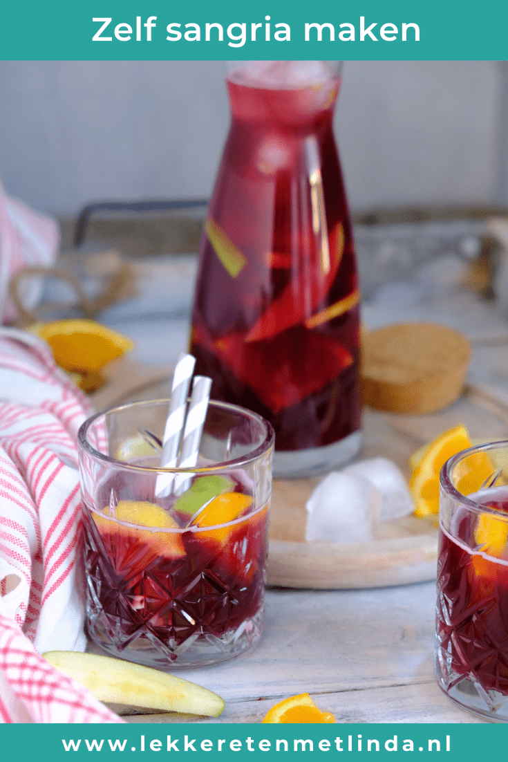 Makkelijk recept voor zelf sangria maken. 