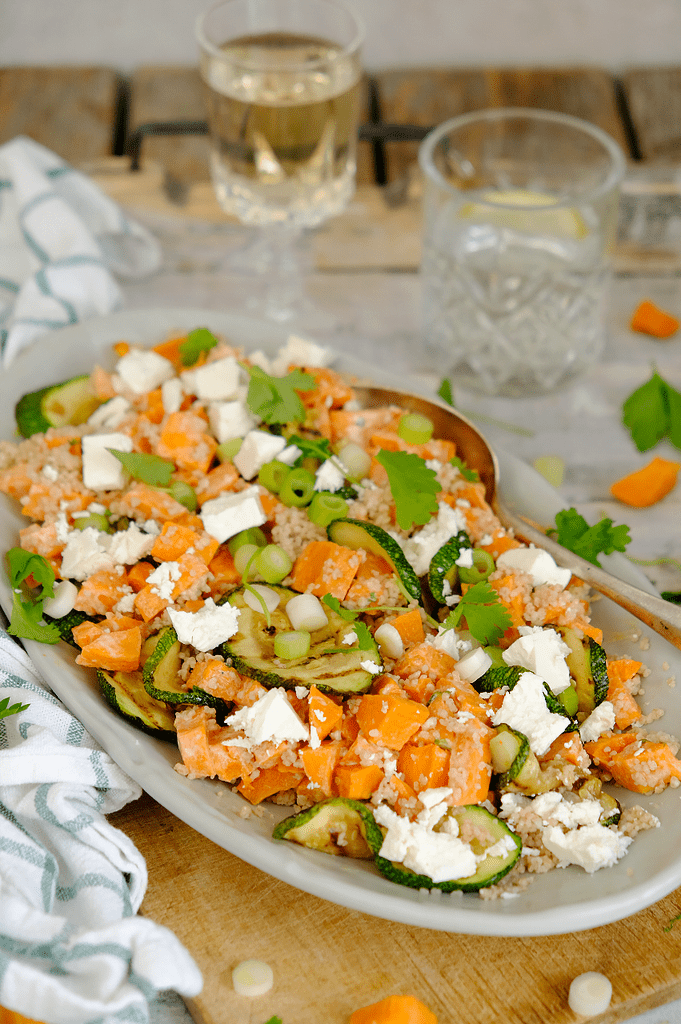 Zoete aardappel salade
