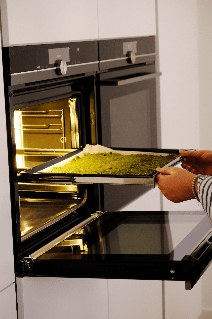 Bouillonpoeder maken in de oven