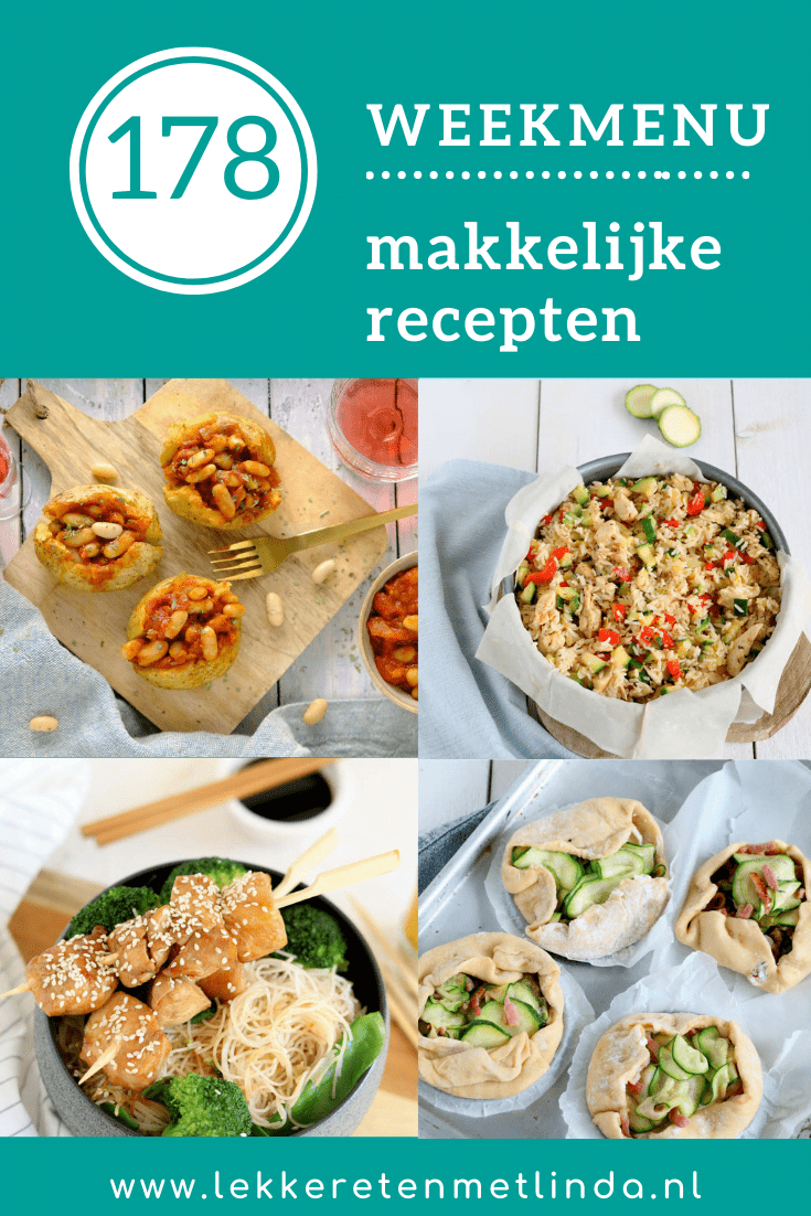 Weekmenu recepten 178 inspiratie voor het avondeten