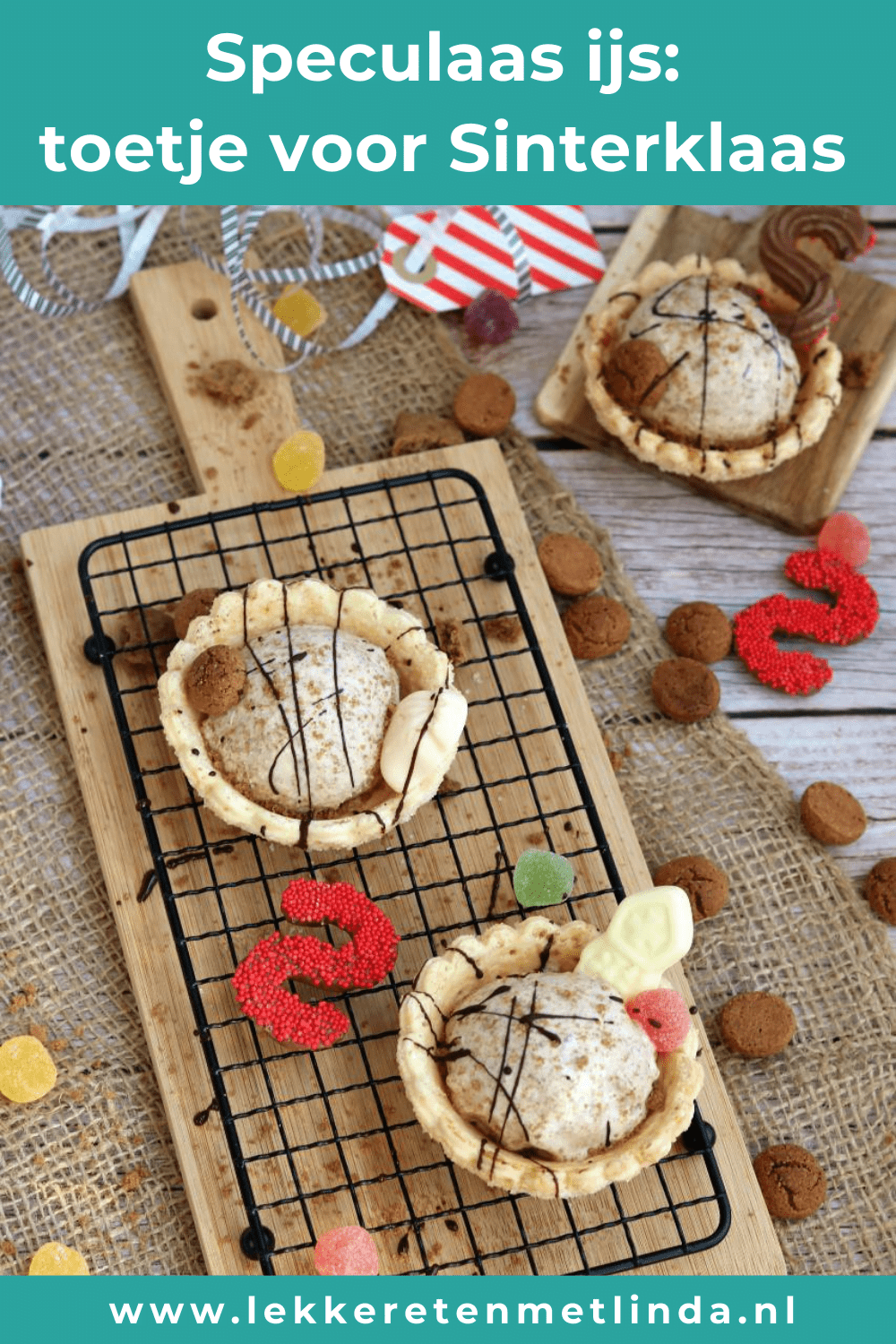 Speculaas ijs toetje voor Sinterklaas met 3 ingrediënten
