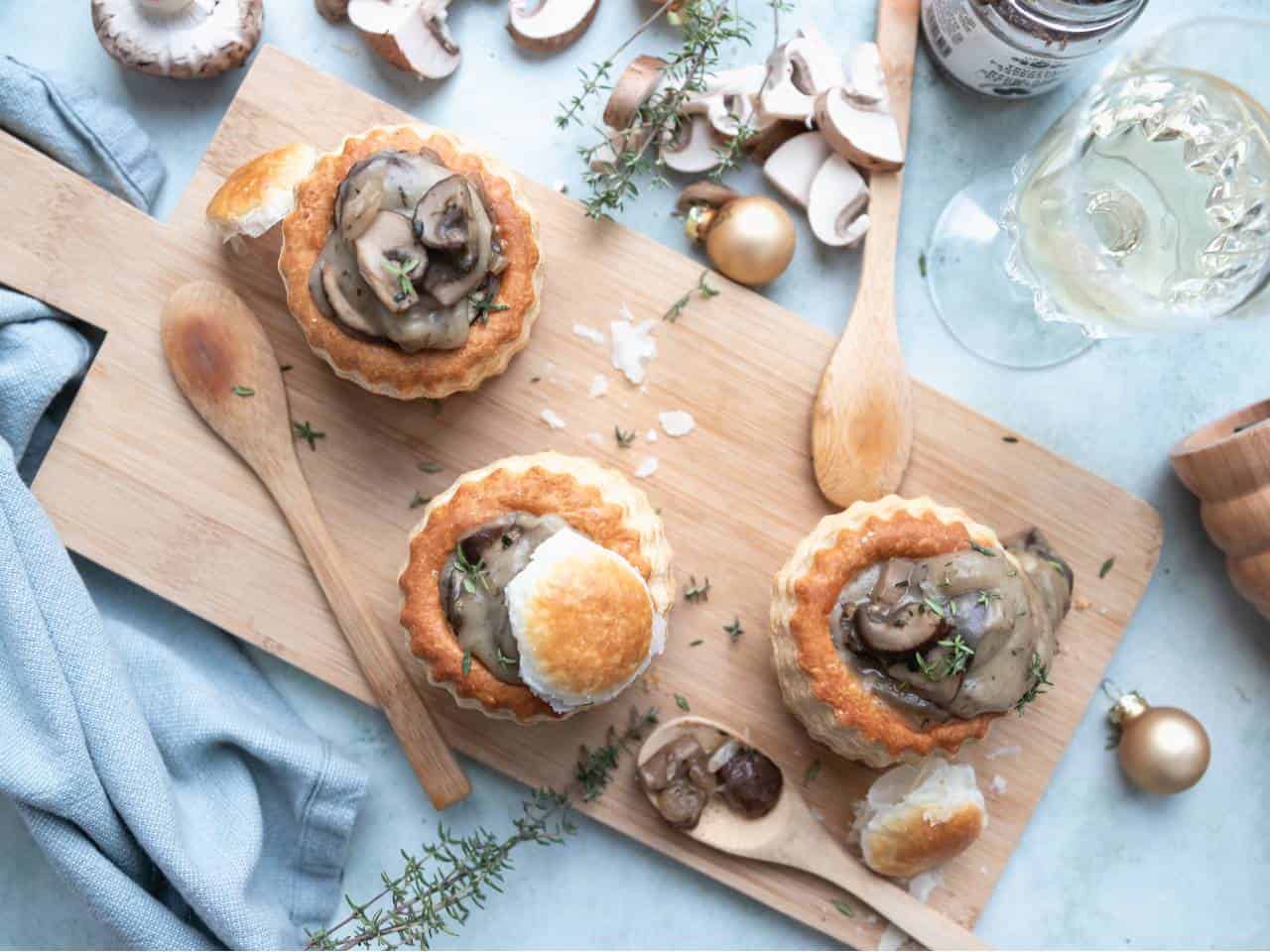 Champignon ragout met truffel tapenade