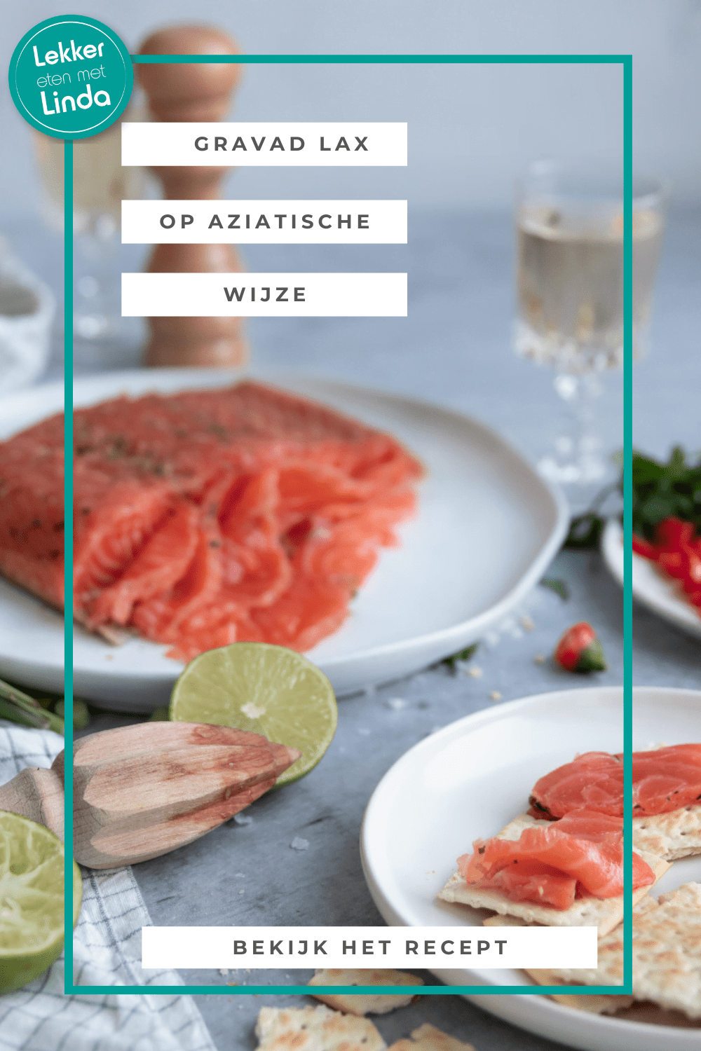 Gravad Lax op Aziatische wijze