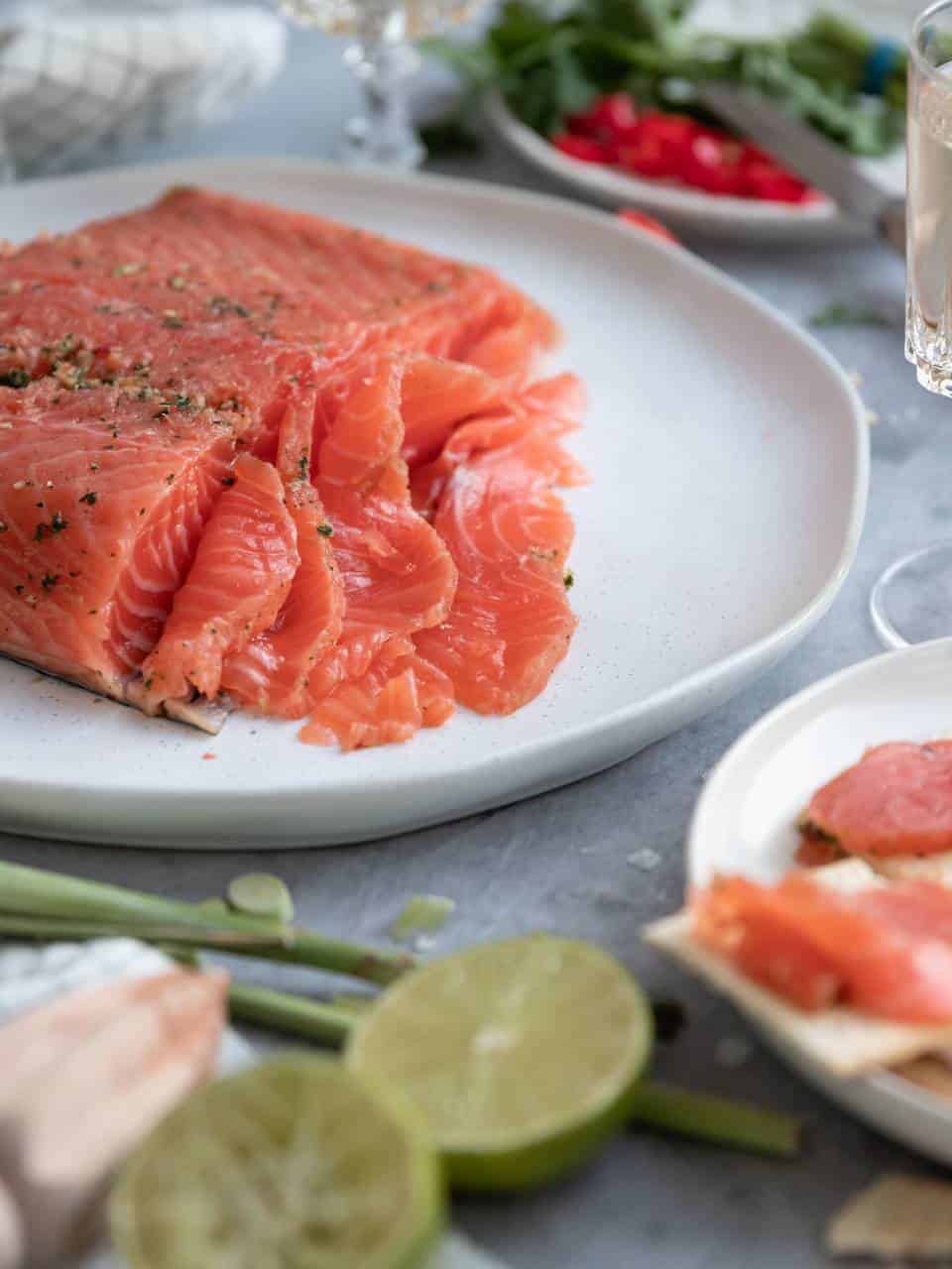 Gravad Lax op Aziatische wijze