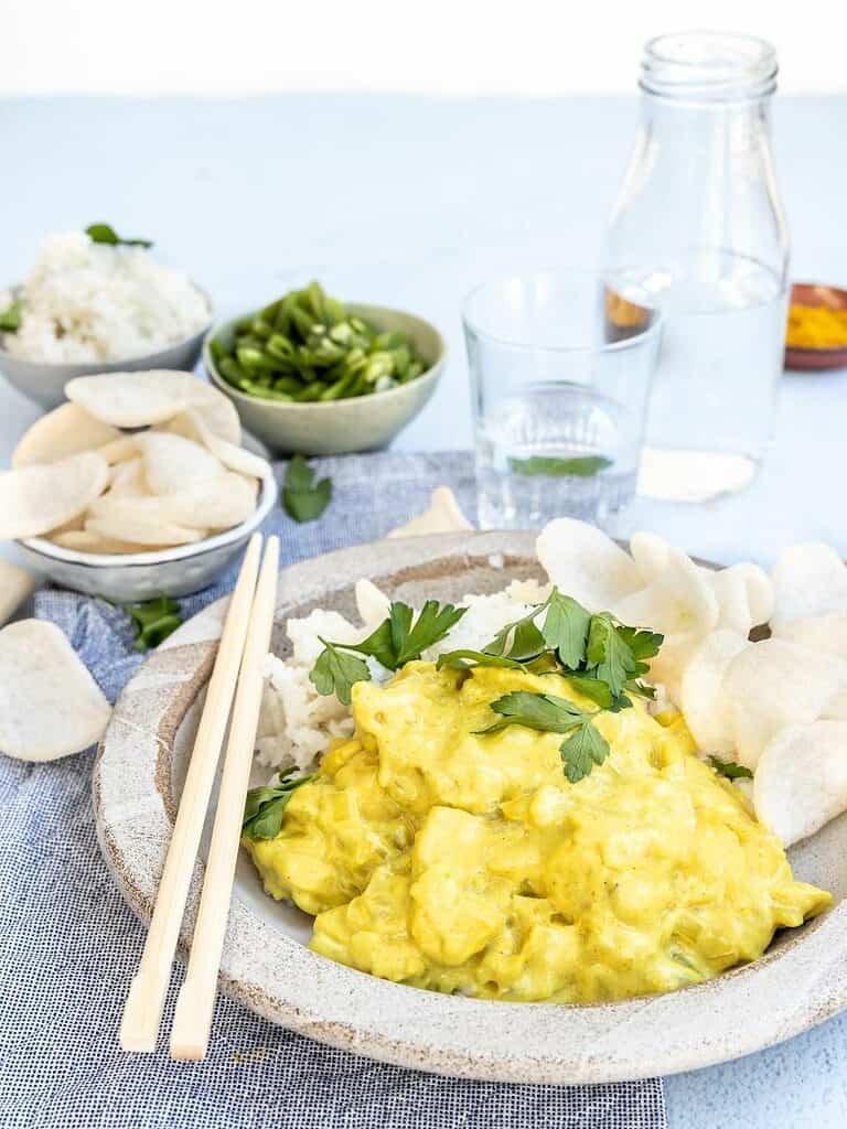 Kip kerrie recept