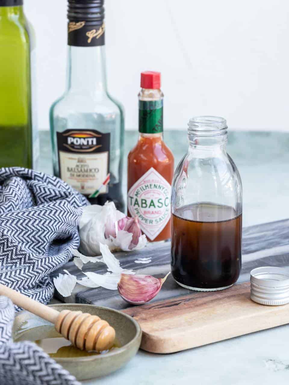 Dressing maken van balsamico