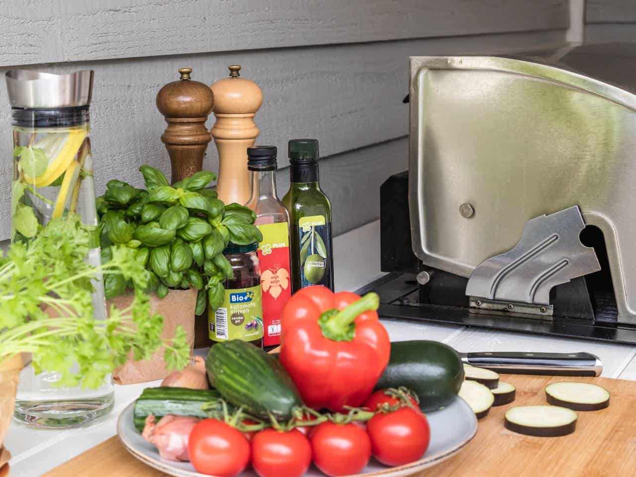 Ingrediënten voor een barbecue