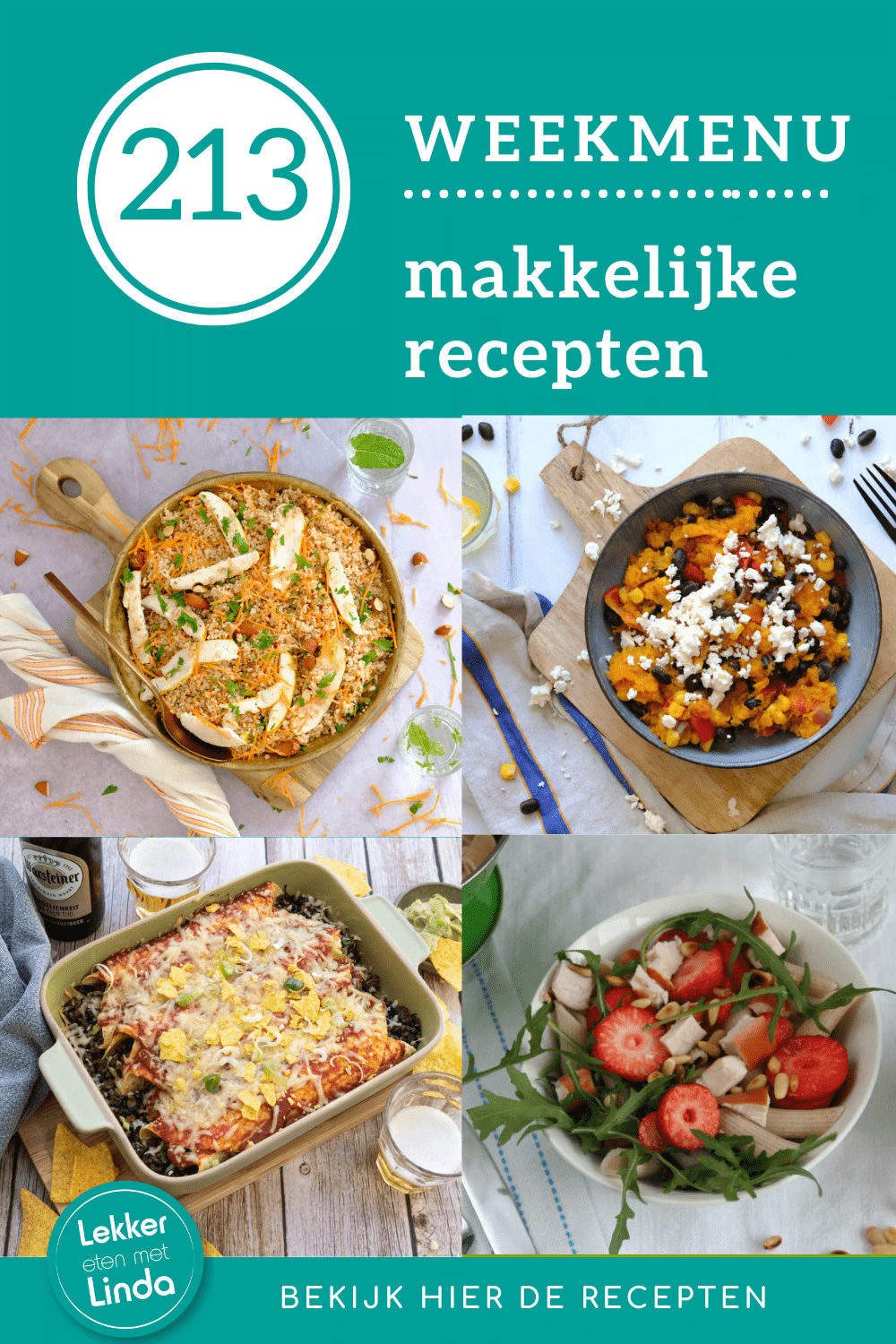 Weekmenu recepten met inspiratie voor het avondeten editie 213