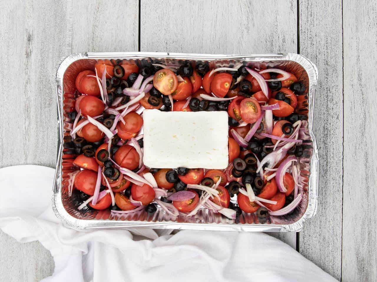 gebakken feta pasta tiktok