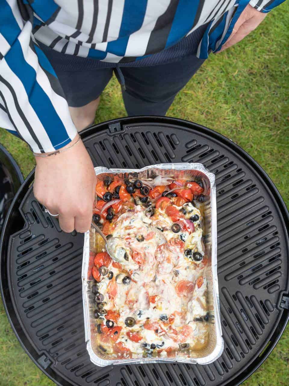 bbq: baked feta pasta