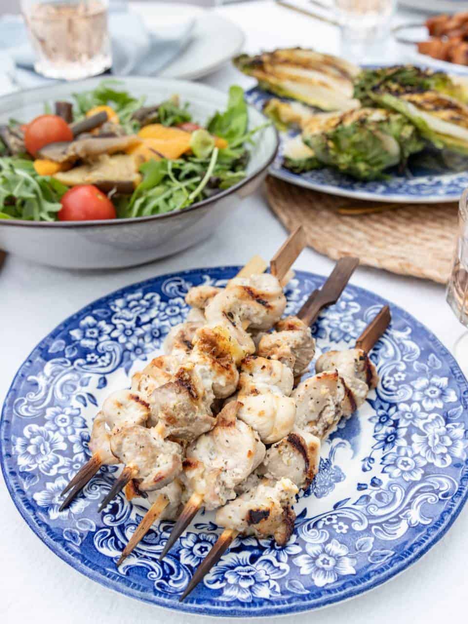 Griekse kip marinade