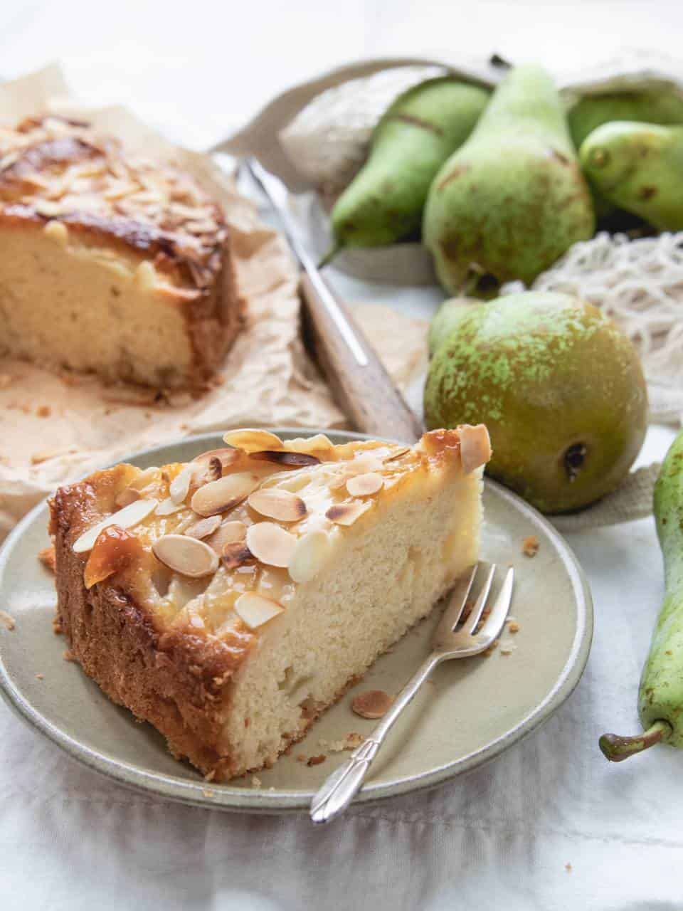 Perencake recept met amandelspijs