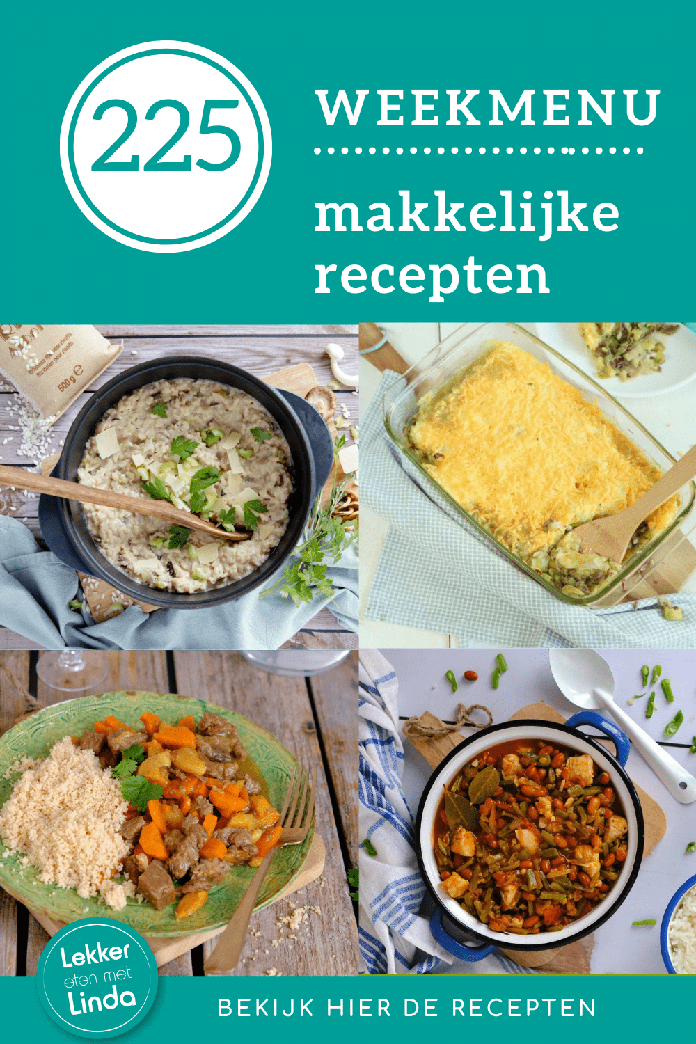 Weekmenu recepten avondeten inspiratie voor doordeweeks