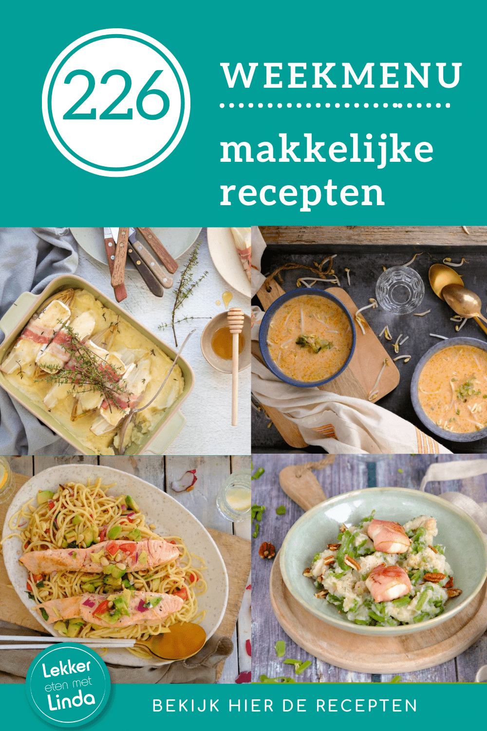Weekmenu recepten avondeten inspiratie