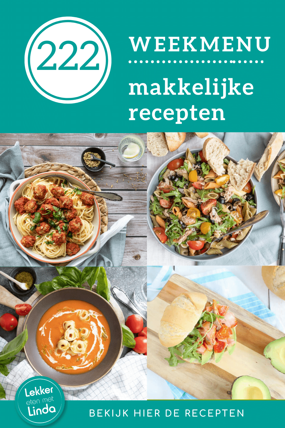 Weekmenu: eetplanning voor het avondeten