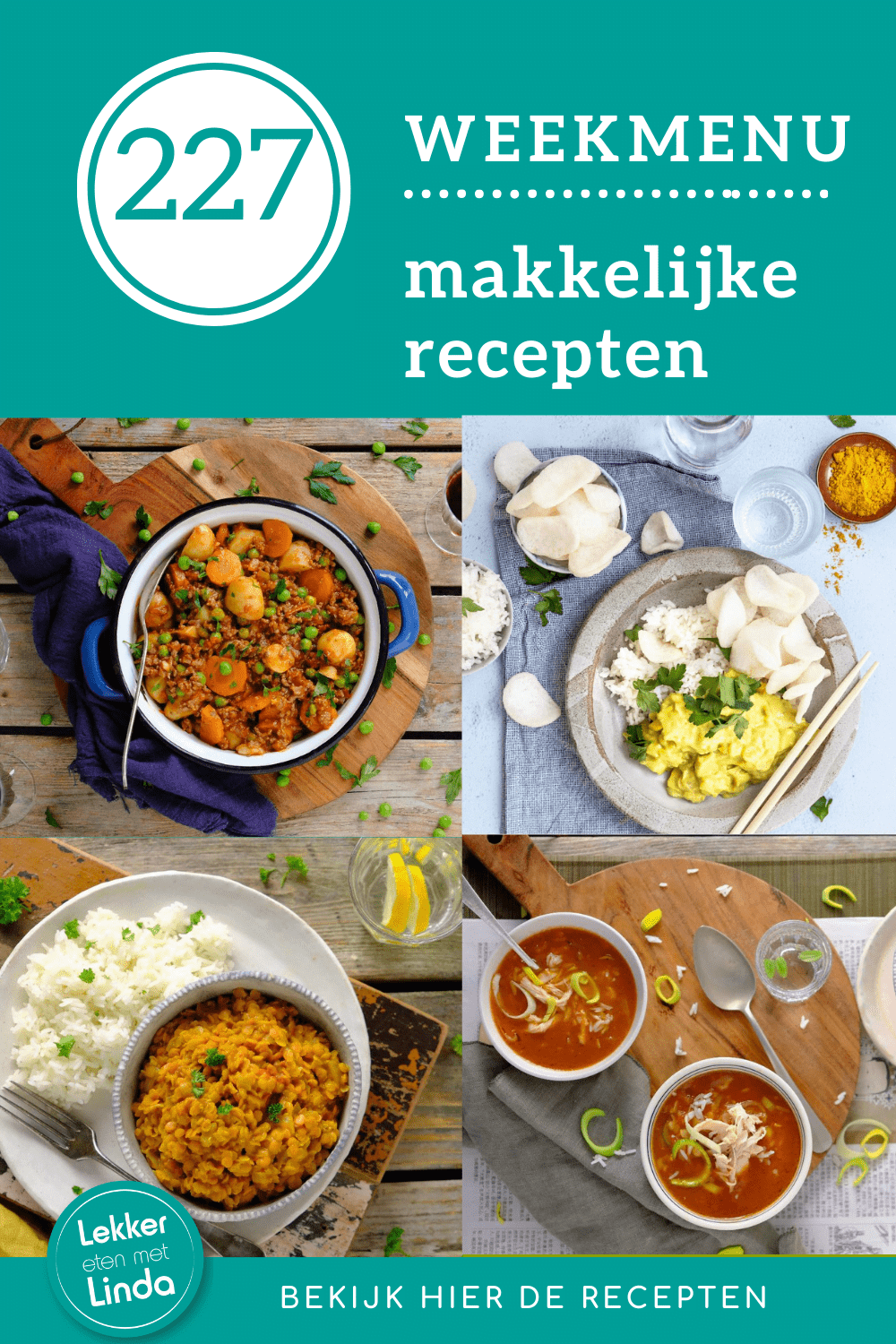 Weekmenu recepten herfst