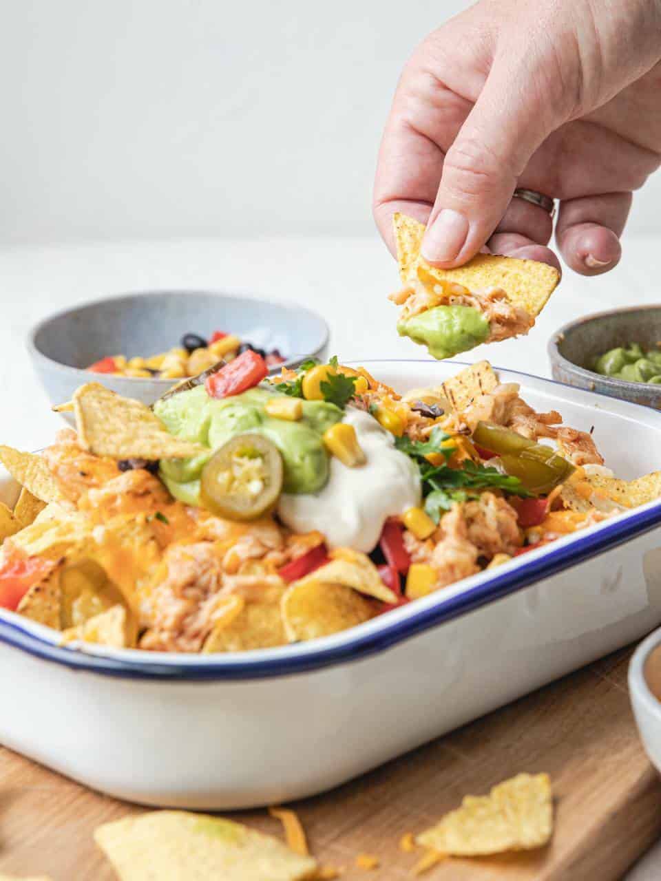 Zelf nachos maken uit de oven