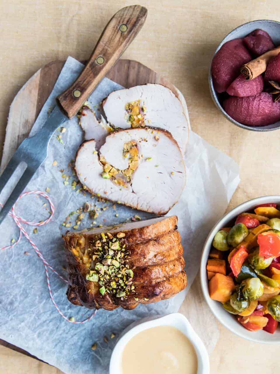 Rollade braden en vervolgens doe je rollade in de oven om te garen