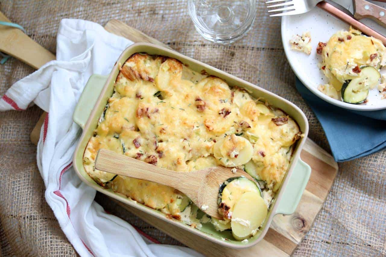 Vegetarische kerstrecepten vegetarisch bijgerecht aardappelgratin