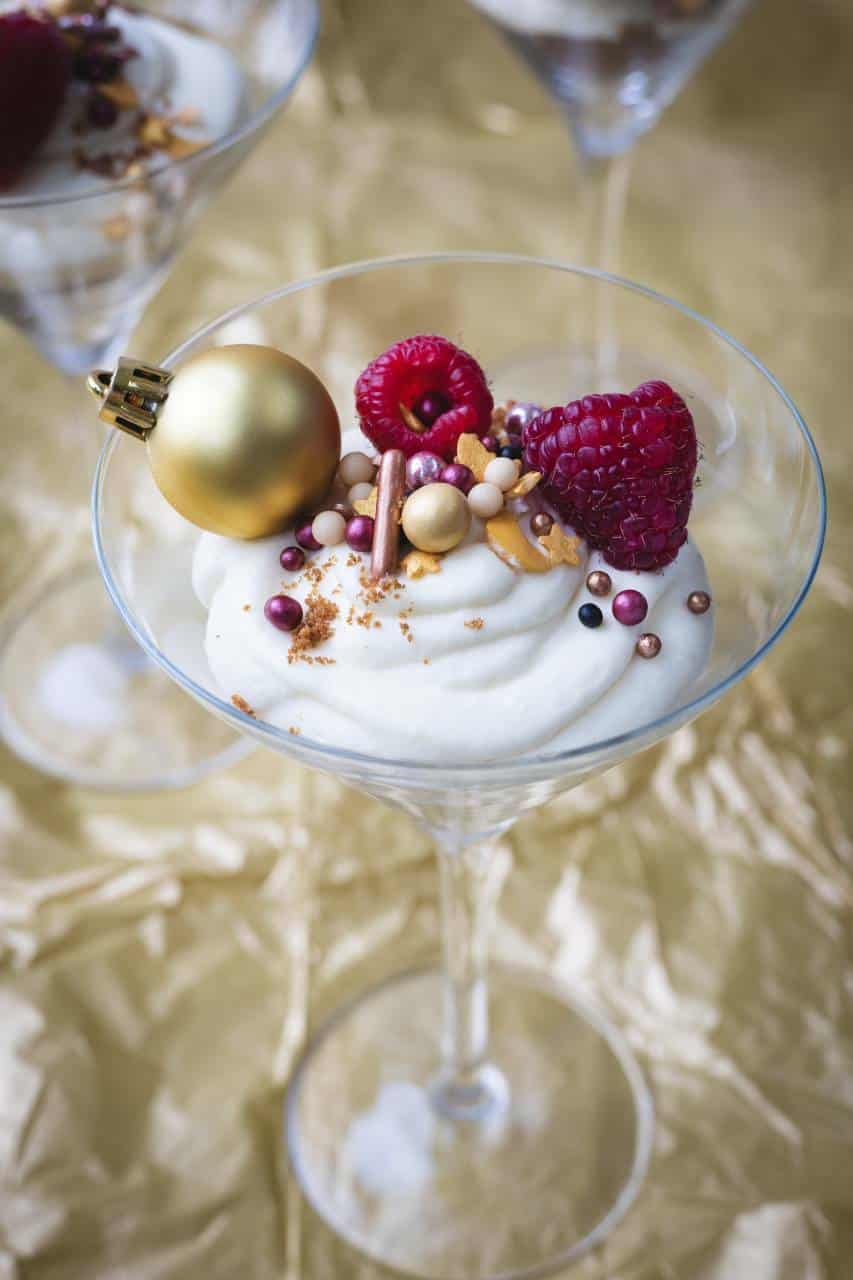 Witte chocolademousse zonder gelatine en eieren