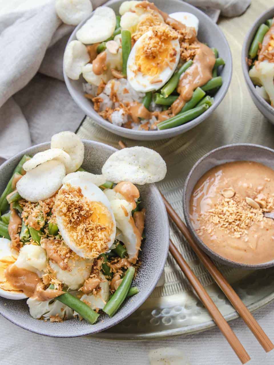 Gado gado uit de stoomoven